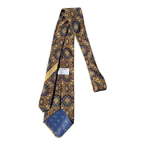 Valentino Men's Silk Tie Cravatte Collection Classic - Picture 6 of 8
